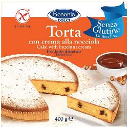 BONONIA TORTA ALLA CREMA DI NOCCIOLA SENZA GLUTINE 400 G - Farmadillo