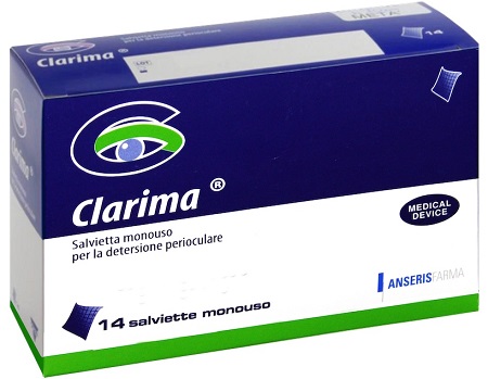 SALVIETTA PERIOCULARE CLARIMA 14 PEZZI - Farmadillo