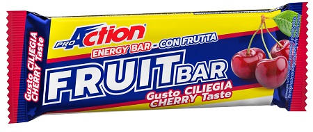 PROACTION FRUIT BAR BARRETTA ENERGETICA ALLA CILIEGIA 40 G - Farmadillo