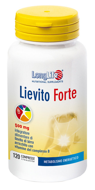 LONGLIFE LIEVITO FORTE 120 COMPRESSE - Farmadillo