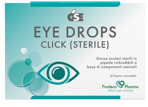 GSE EYE DROPS CLICK GOCCE OCULARI 10 PIPETTE 0,5 ML - Farmadillo