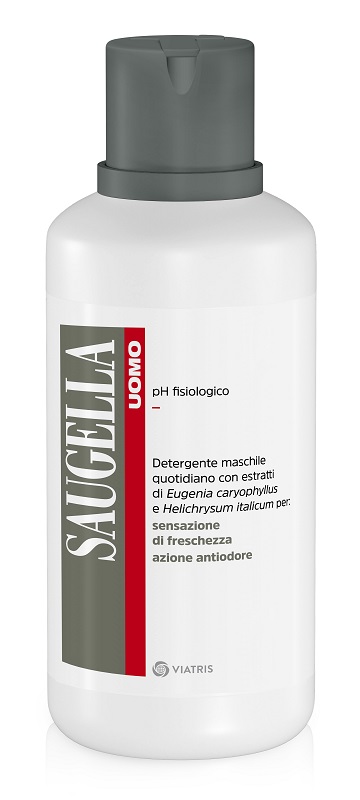 SAUGELLA UOMO PH FISIOLOGICO DETERGENTE MASCHILE 500 ML - Farmadillo