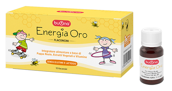 BUONA ENERGIA ORO 10 FLACONCINI DA 10 ML - Farmadillo