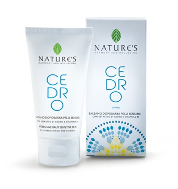 NATURE'S CEDRO UOMO BALSAMO DOPOBARBA PELLI SENSIBILI 75 ML - Farmadillo
