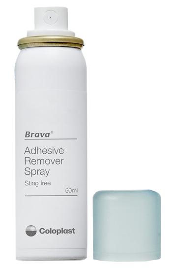 BRAVA SPRAY REMOVER PER DISTACCO DOLCE ADESIVI E DISPOSITIVI PER STOMIA 50 ML - Farmadillo