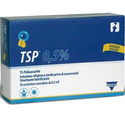 TSP 0,5% SOLUZIONE OFTALMICA UMETTANTE LUBRIFICANTE 30 FLACONCINI MONODOSE 0,5 ML - Farmadillo