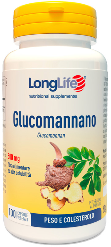 LONGLIFE GLUCOMANNANO 100 CAPSULE VEGETALI - Farmadillo