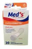 CEROTTO MEDS STRIP DELICATO TESSUTO NON TESSUTO MEDIO 20 PEZZI - Farmadillo