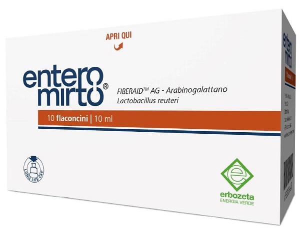 ENTERO MIRTO 10 FLACONCINI DA 10 ML - Farmadillo