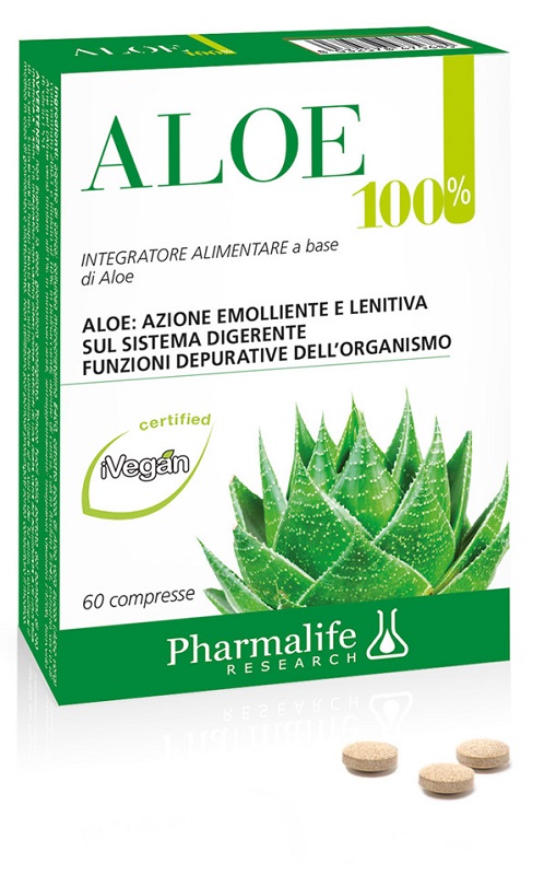 ALOE 100% 60 COMPRESSE - Farmadillo