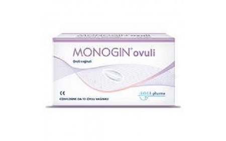 MONOGIN OVULI VAGINALI 10 PEZZI - Farmadillo