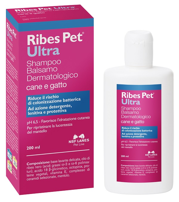 RIBES PET ULTRA SHAMPOO DERMATOLOGICO FLACONE 200 ML - Farmadillo