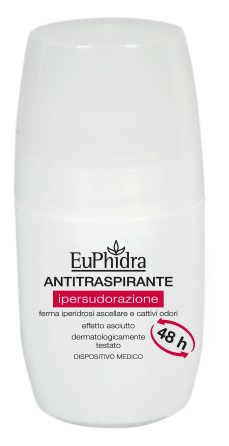 EUPHIDRA DEODORANTE IN EMULSIONE IN FLACONE ROLL-ON CON ASTUCCIO ANTITRASPIRANTE 50 ML - Farmadillo