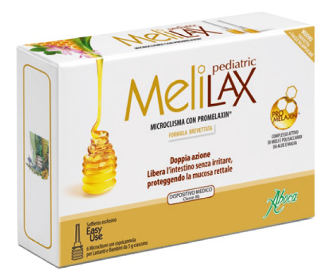 MELILAX PEDIATRIC MICROCLISMI 6 PEZZI 5 G - Farmadillo