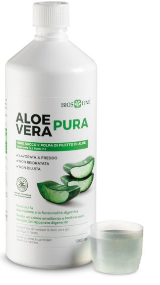 BIOSLINE ALOE VERA SUCCO POLPA 1 LITRO - Farmadillo