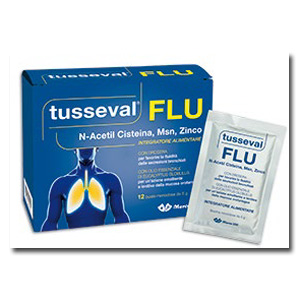 TUSSEVAL FLU 12 BUSTINE SOLUBILI - Farmadillo