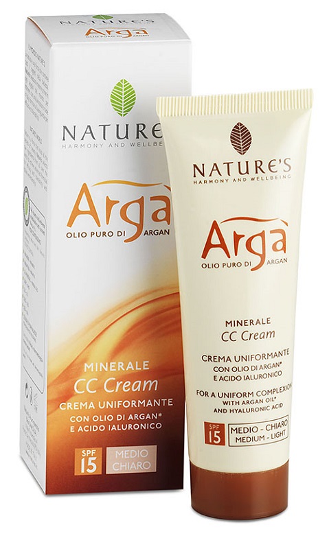 ARGA' CC CREAM VISO MEDIO CHIARA 50 ML NATURE'S - Farmadillo