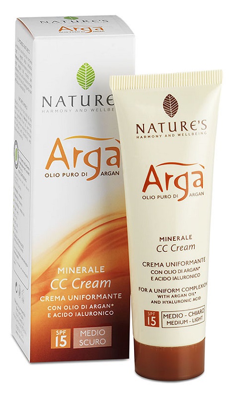 ARGA' CC CREAM VISO MEDIO SCURA 50 ML NATURE'S - Farmadillo