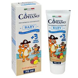 PASTA CAPITANO DENTIFRICIO BABY T FRU 75 ML - Farmadillo
