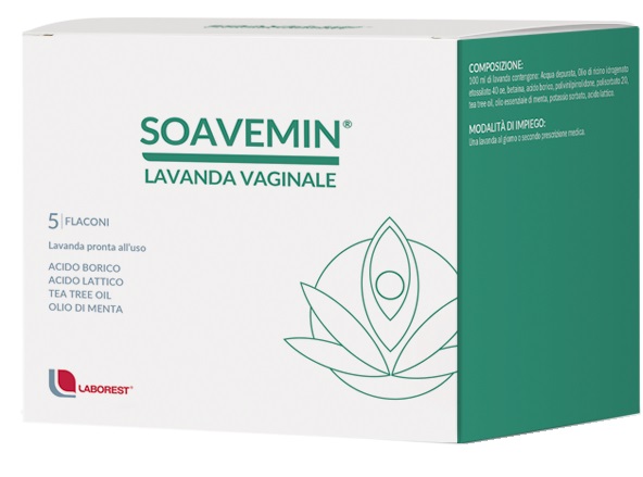 SOAVEMIN LAVANDA VAGINALE 5 FLACONI 100 ML - Farmadillo