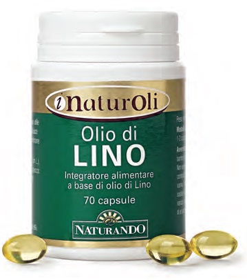 NATUROLI OLIO DI LINO 70 CAPSULE MOLLI - Farmadillo
