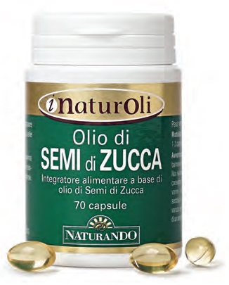 NATUROLI OLIO DI SEMI DI ZUCCA 70 CAPSULE - Farmadillo