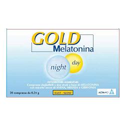 MELATONINA GOLD HTP 1MG 20 COMPRESSE - Farmadillo
