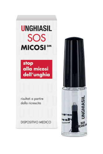 ANTIMICOTICO UNGHIASIL SOS MICOSI IN FLACONE DI VETRO 5 ML CON PENNELLO APPLICATORE + ASTUCCIO - Farmadillo