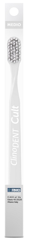 CLINODENT CULT BIANCO SPAZZOLINO DA DENTI MEDIO - Farmadillo