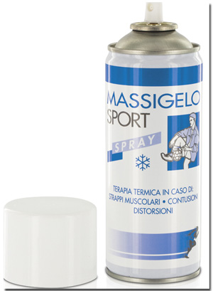 GHIACCIO ISTANTANEO MASSIGELO SPORT BOMBOLETTA SPRAY 400ML - Farmadillo