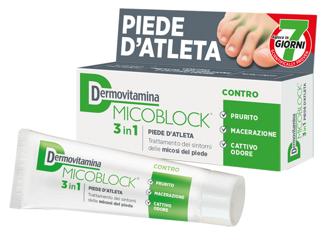 DERMOVITAMINA MICOBLOCK 3 IN 1 PIEDE D'ATLETA 30 ML - Farmadillo