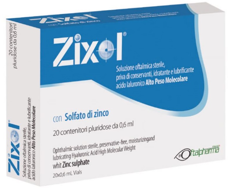 GOCCE OCULARI ZIXOL 20 FLACONCINI 0,6 ML - Farmadillo