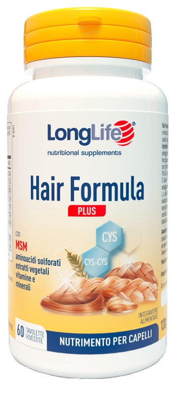 LONGLIFE HAIR FORMULA PLUS 60 TAVOLETTE - Farmadillo