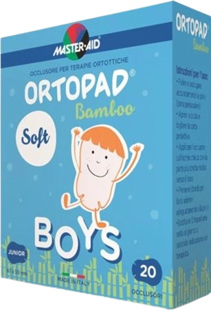 CEROTTO OCULARE PER ORTOTTICA ORTOPAD SOFT BOYS REGULAR 20 PEZZI - Farmadillo