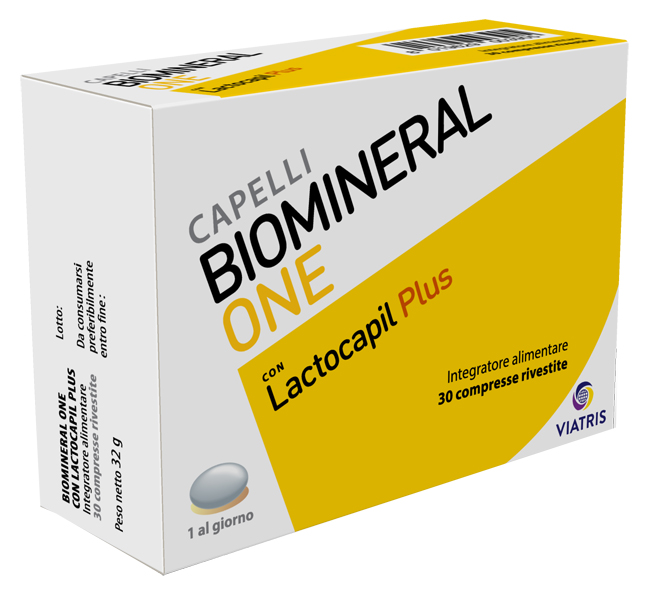 BIOMINERAL ONE LACTOCAPIL PLUS 30 COMPRESSE - Farmadillo