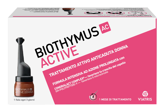 BIOTHYMUS AC ACTIVE TRATTAMENTO ATTIVO ANTICADUTA DONNA 10 FIALE - Farmadillo
