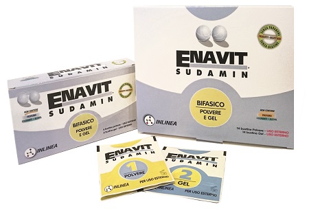 ENAVIT SUDAMIN BIFASICO 6 BUSTINE POLVERE + 6 BUSTINE GEL - Farmadillo