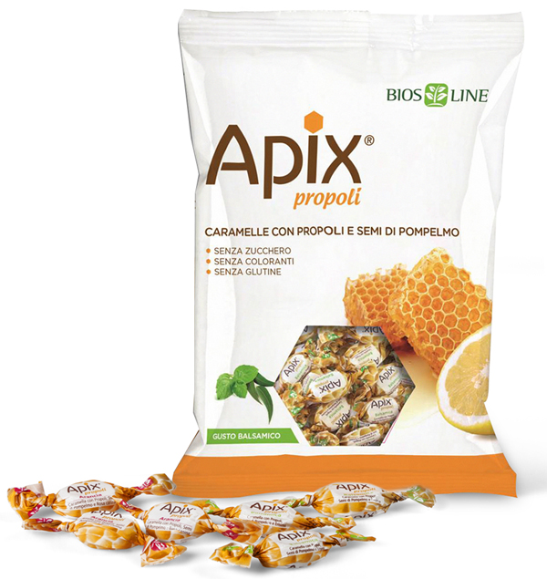 APIX PROPOLI CARAMELLA BALSAMICA 50 G BIOSLINE - Farmadillo