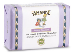 L'AMANDE MARSEILLE SAPONE VEGETALE MALVA/CALENDULA 200 G - Farmadillo