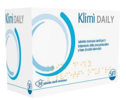 KLIMI' DAILY 30 SALVIETTINE DETERGENTI MONOUSO STERILI PER L'IGIENE OCULARE - Farmadillo
