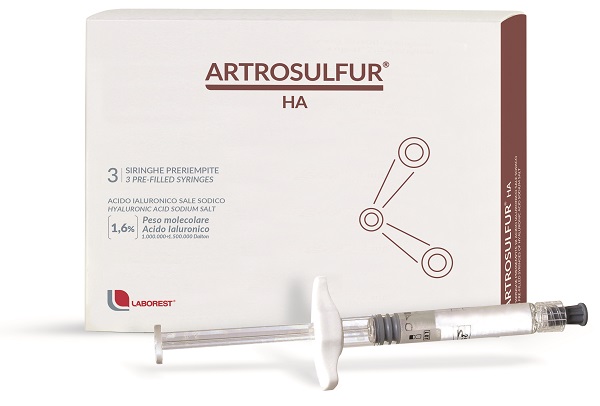 SIRINGA INTRA-ARTICOLARE ARTROSULFUR HA ACIDO IALURONICO 1,6% 2 ML 3 PEZZI - Farmadillo