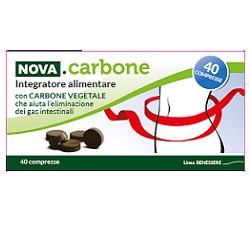 NOVA CARBONE VEGETALE 40 COMPRESSE - Farmadillo