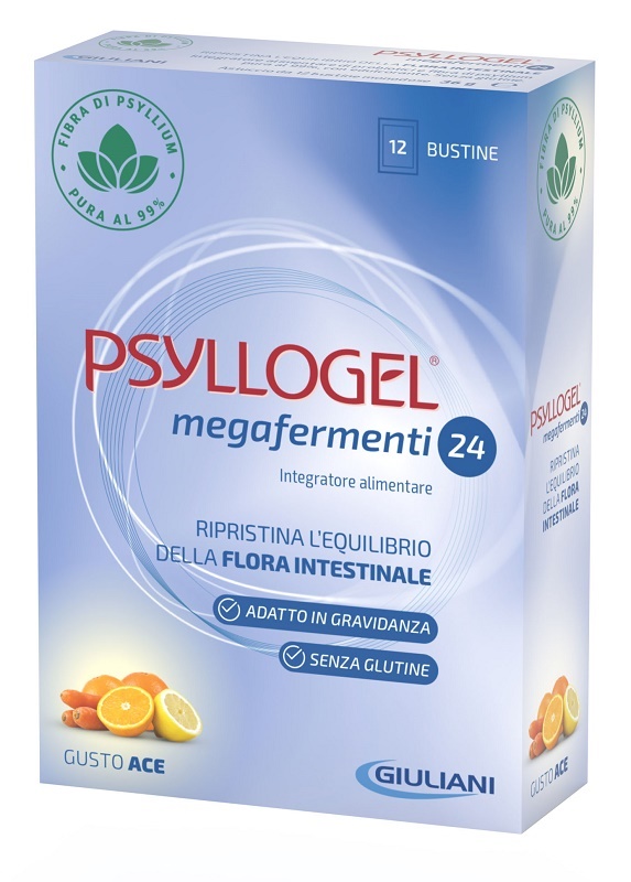 PSYLLOGEL MEGAFERMENTI 24 ACE 12 BUSTE 3 G - Farmadillo