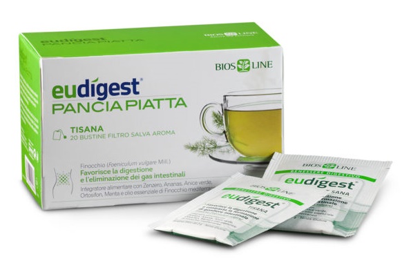 BIOSLINE EUDIGEST TISANA DOPOPASTO 20 BUSTE 40 G - Farmadillo