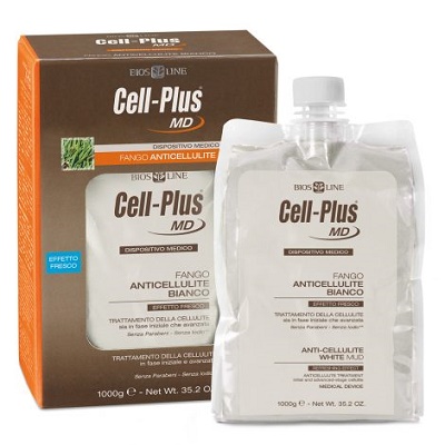 CELL PLUS MD FANGO BIANCO ANTICELLULITE EFFETTO FRESCO 1 KG - Farmadillo