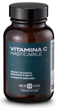 PRINCIPIUM VITAMINA C NATURALE 60 COMPRESSE MASTICABILI 72 G - Farmadillo