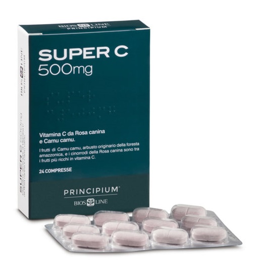 PRINCIPIUM SUPER C 500 24 COMPRESSE 24,2 G - Farmadillo