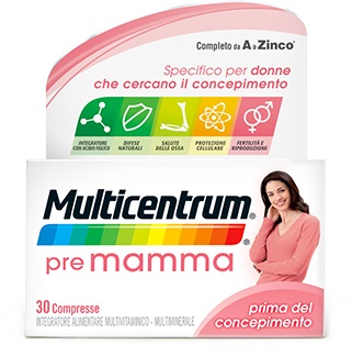 MULTICENTRUM PRE MAMMA 30 COMPRESSE - Farmadillo