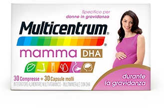 MULTICENTRUM MAMMA DHA 30 COMPRESSE + 30 CAPSULE - Farmadillo