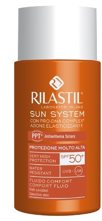 RILASTIL SUN SYSTEM PHOTO PROTECTION THERAPY SPF50+ COMFORT FLUIDO 50 ML - Farmadillo